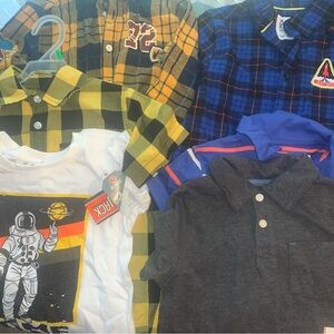 Kids  Plaid Button-Up Shirt bundle